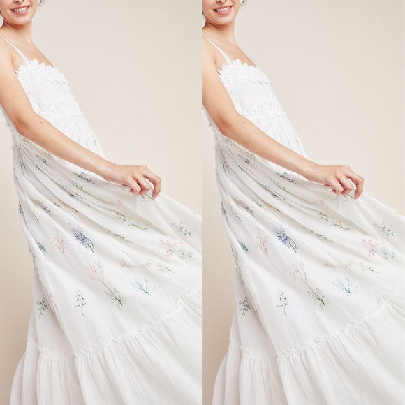 Anthropologie x Love Sam Fantine Lace Maxi Dress - Picture 4 of 9